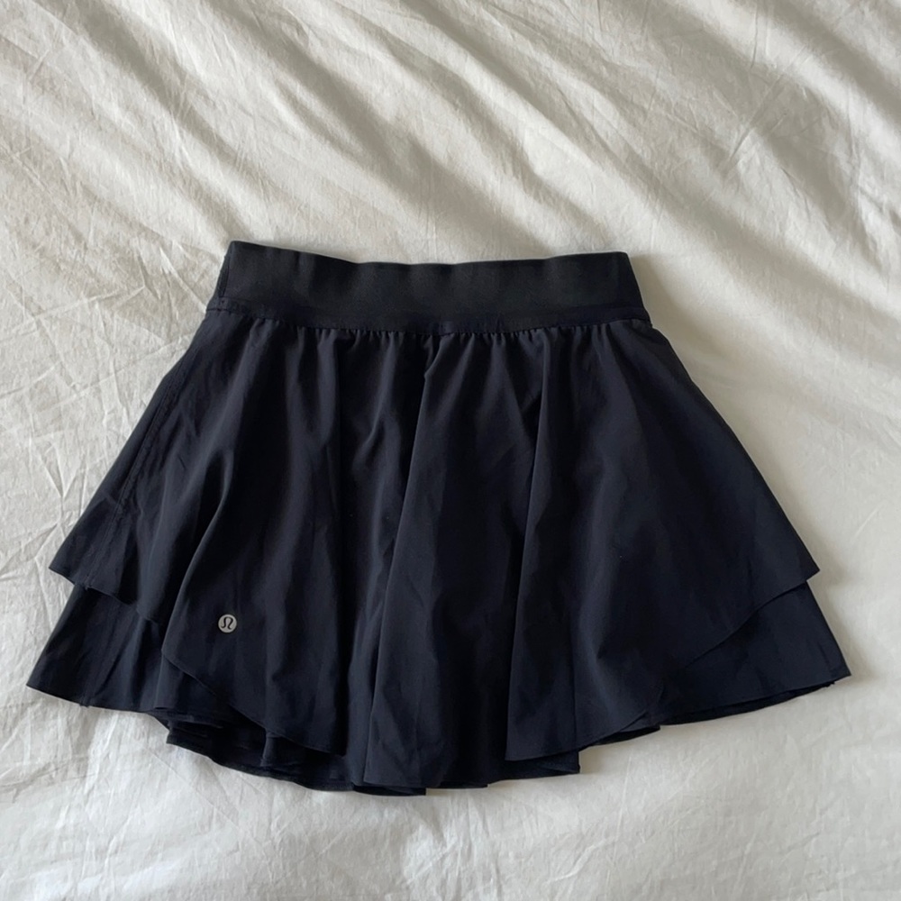 lululemon athletica Black Mini Skirt
